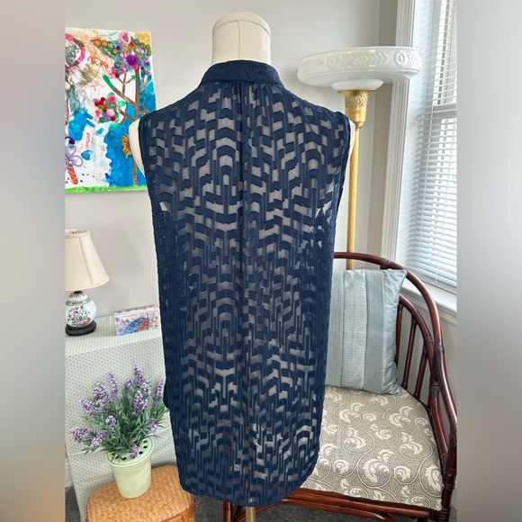 Anne Taylor Sheer Blouse - Picture 3 of 4